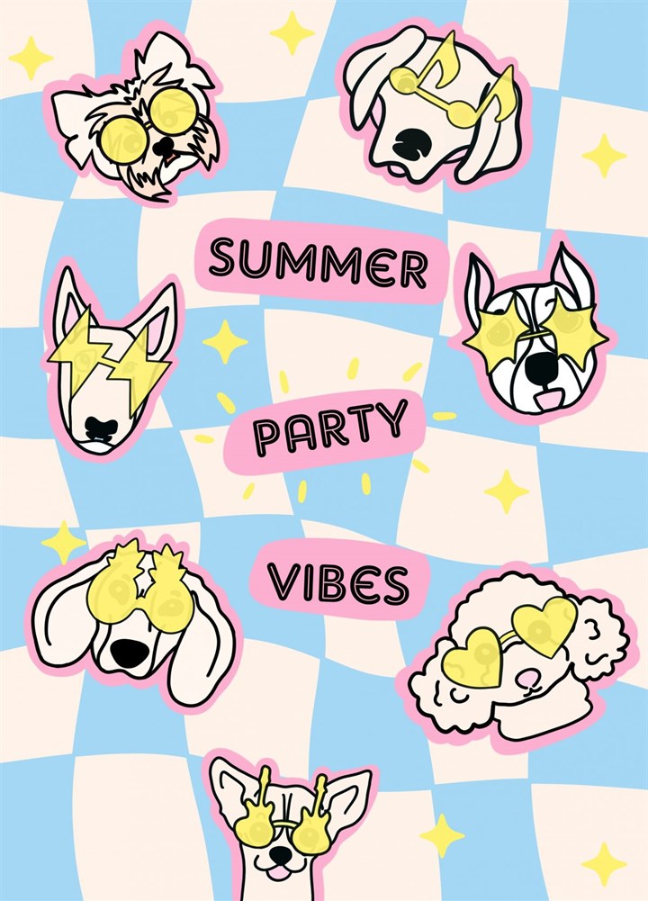 Summer Party Vibes Card