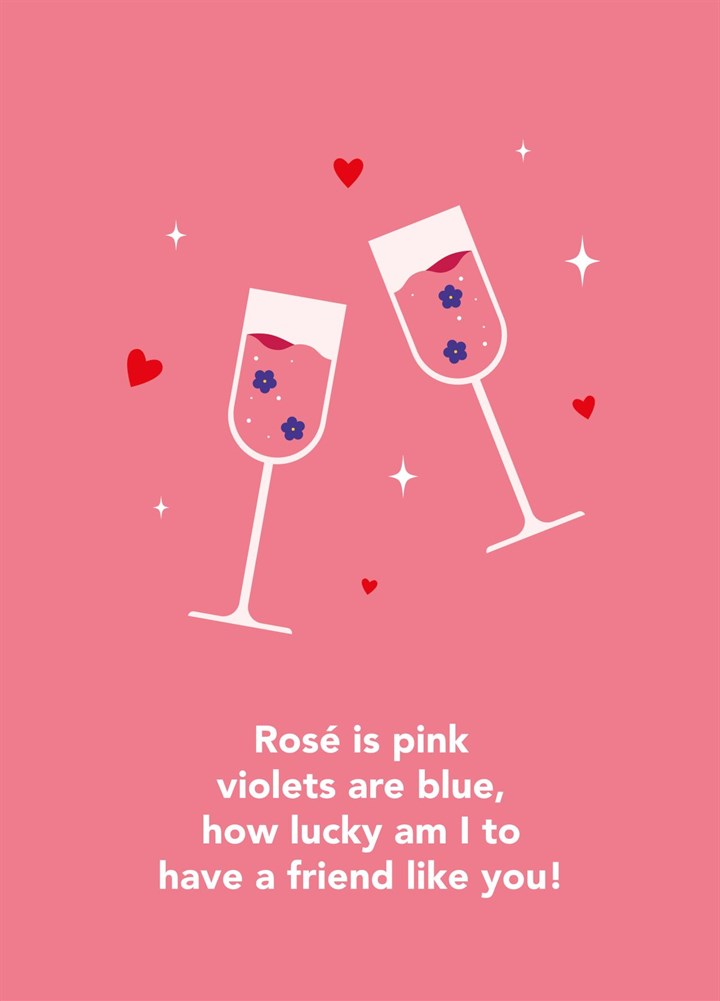 Rosé Is Pink Card