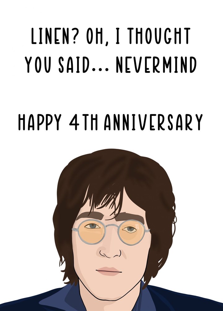 Lennon Anniversary Card