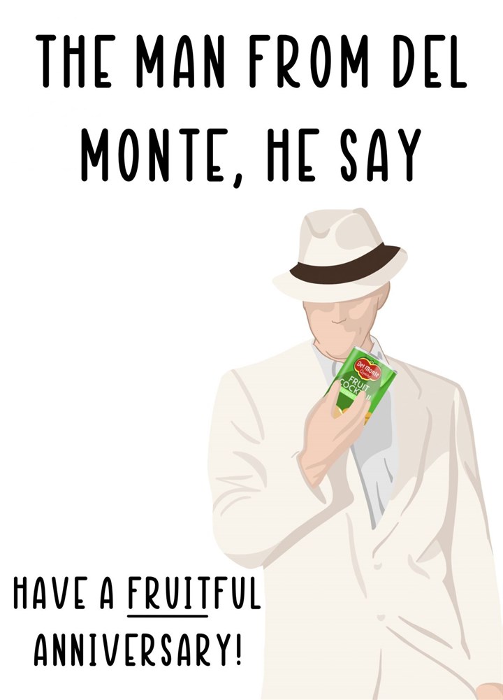 Man From Del Monte Card
