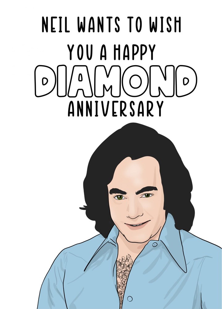 Neil Diamond Anniversary Card