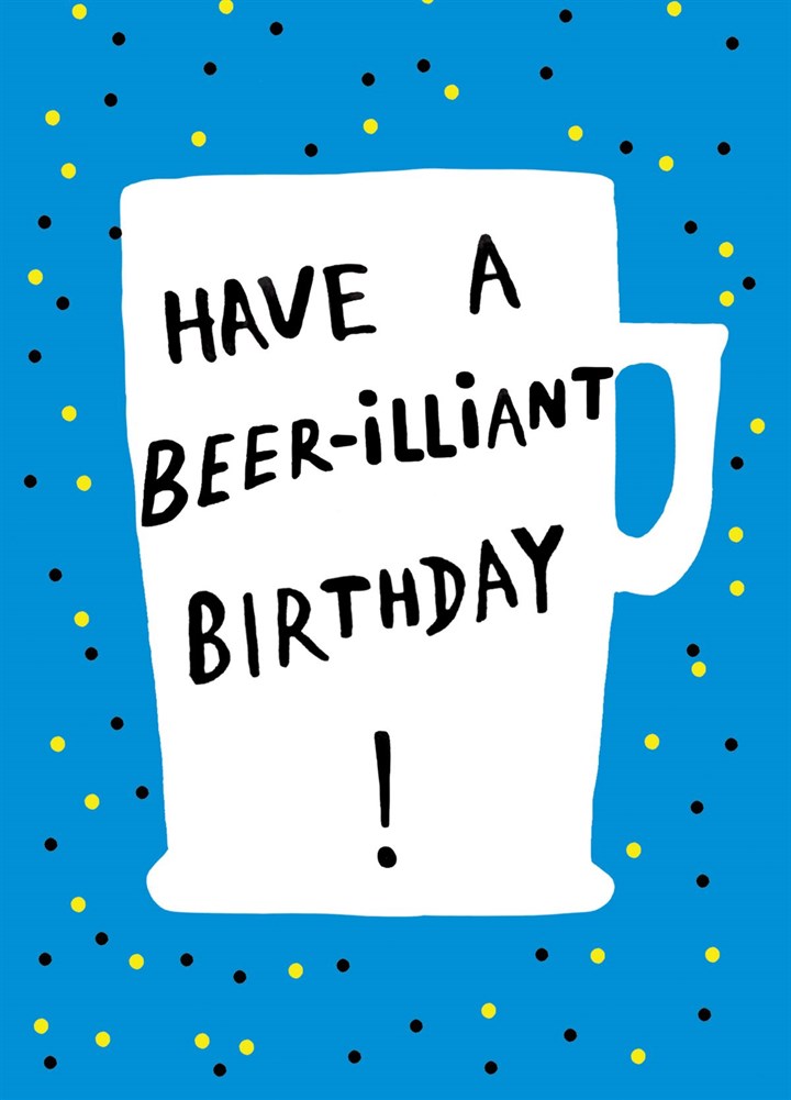 Beer-illiant Card