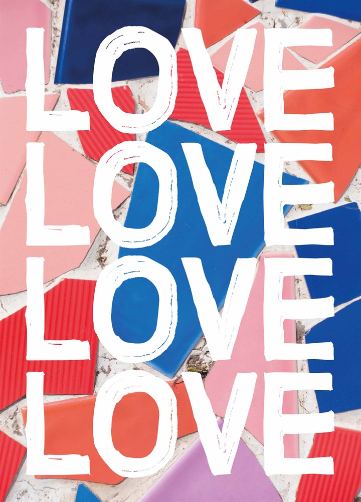 Love Love Love Card