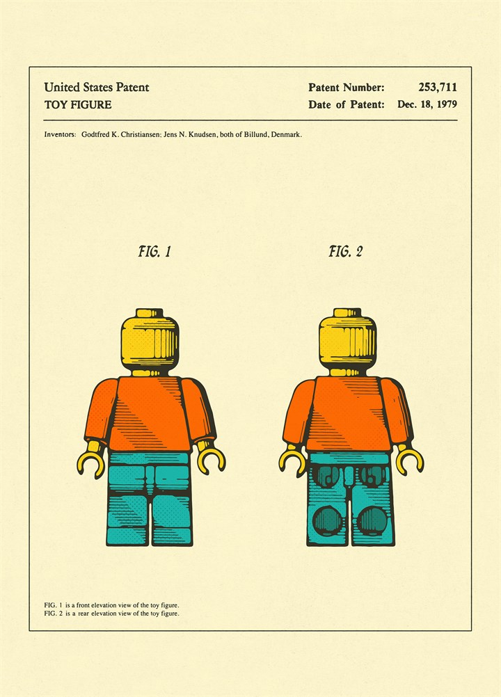 Toy Figure Patent Card