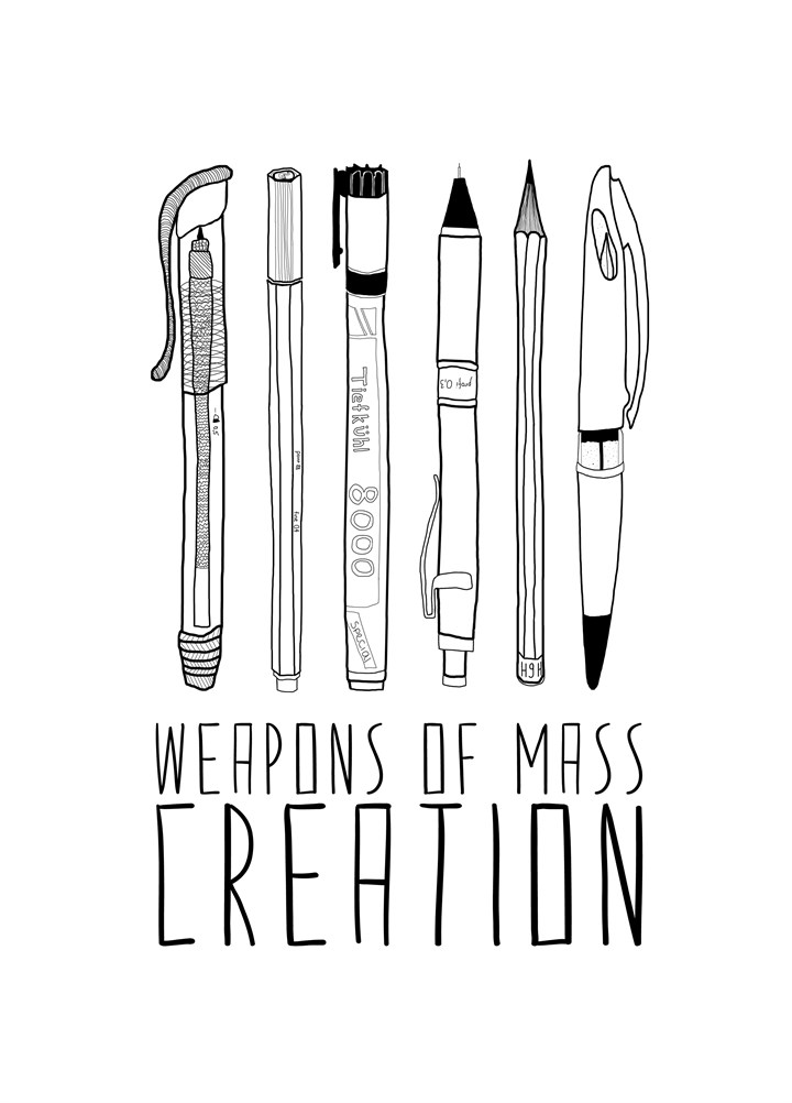 Pens Weapons Of Creation Card