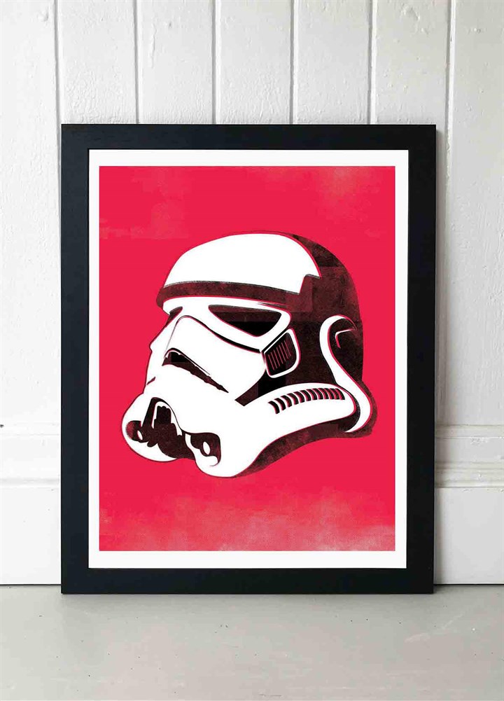 Stormtrooper Art Print by The Designer's Nursery