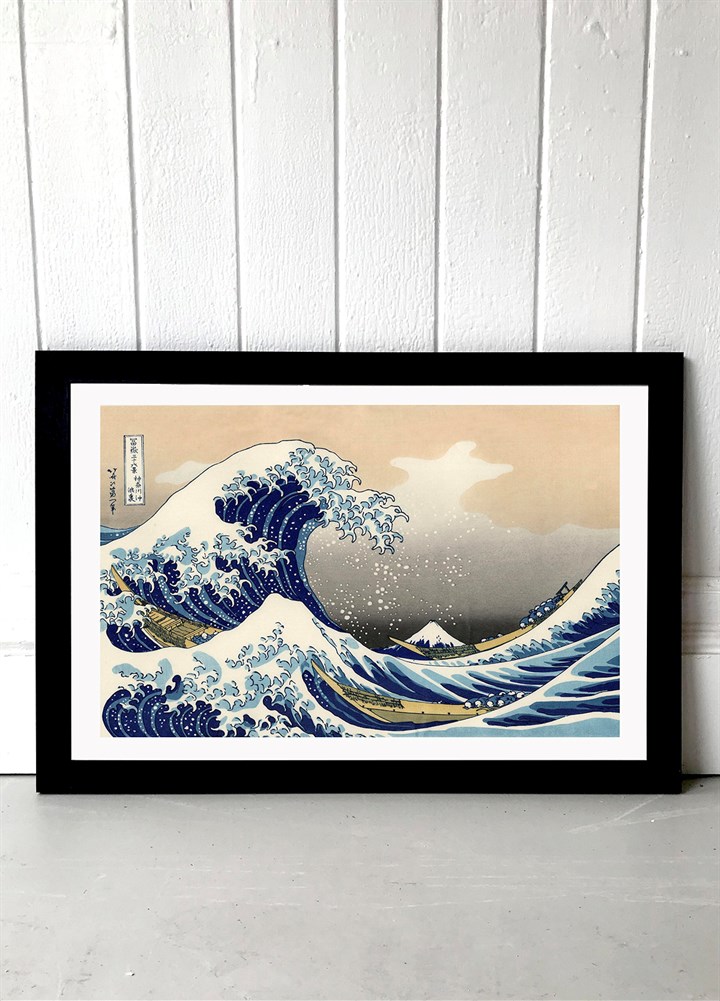 The Great Wave Off Kanagawa Art Print by Hokusai