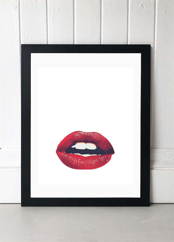 Lips Art Print by Honeymoon Hotel