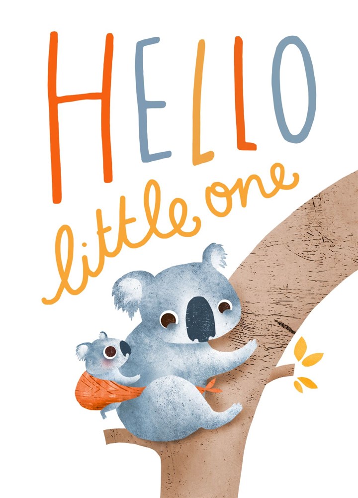 Hello Little One New Baby Card