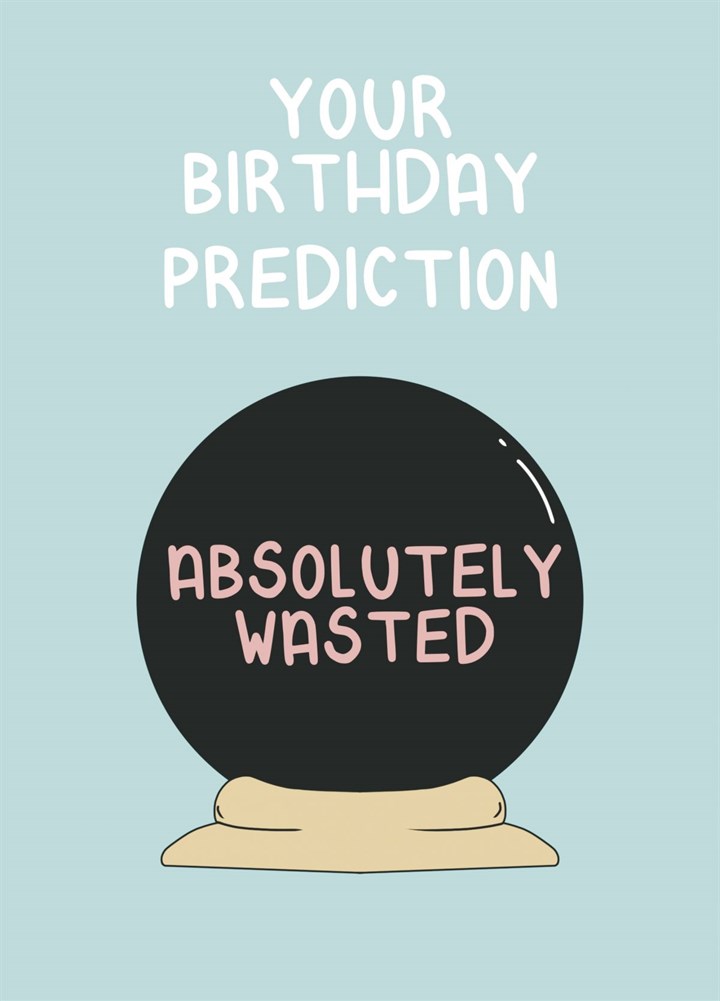 Birthday Prediction Card