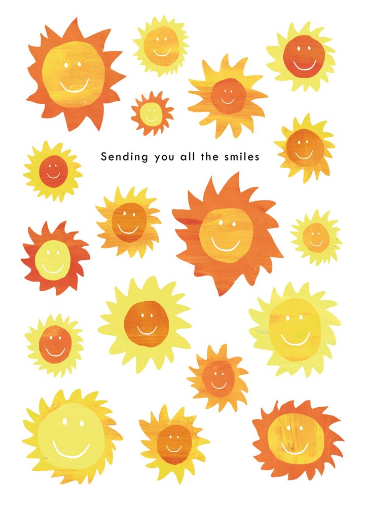 Sending You All The Smiles Card