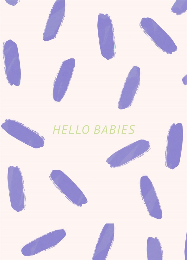 Hello Babies Card