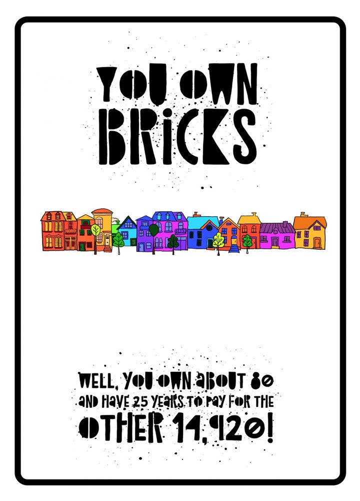 You Own Bricks Card