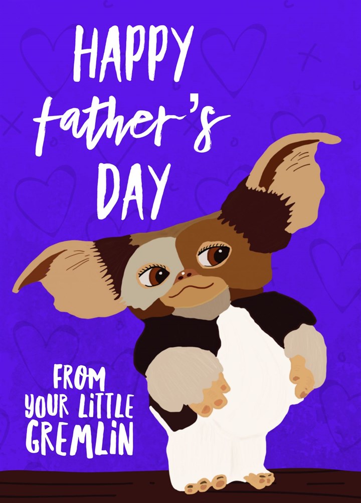Gremlin Fathers Day Card