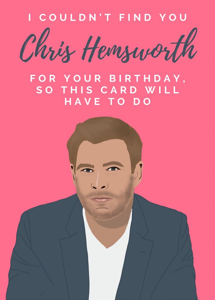 Chris Hemsworth Card