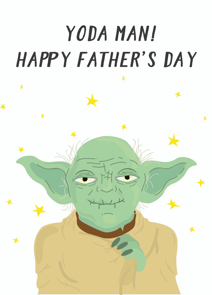 Yoda Man Father's Day Card