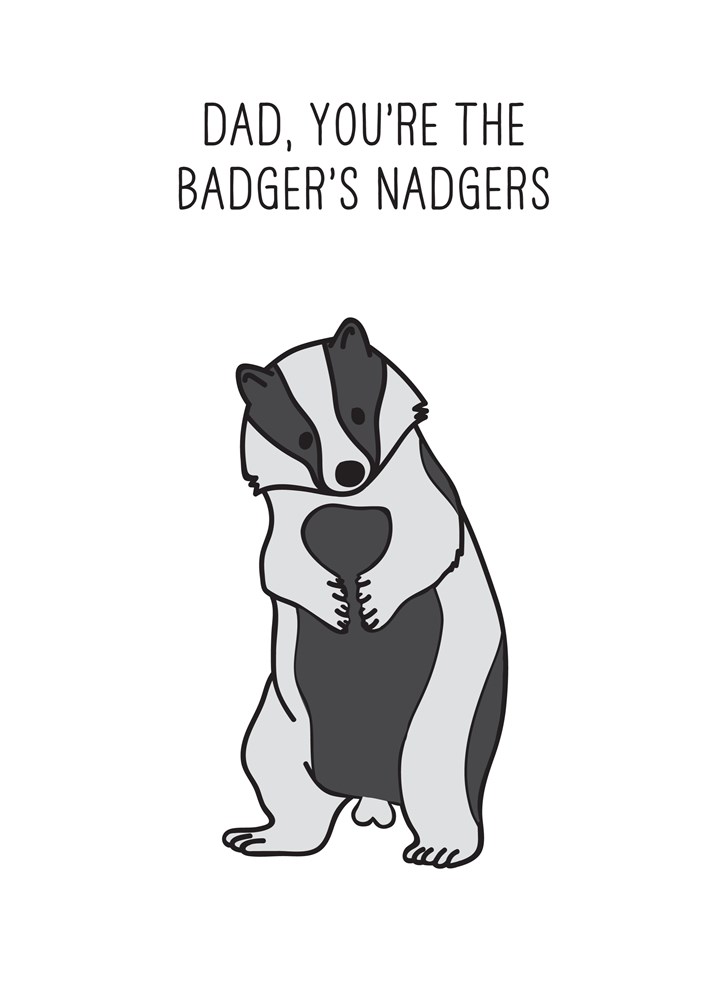 Badger's Nadgers Card