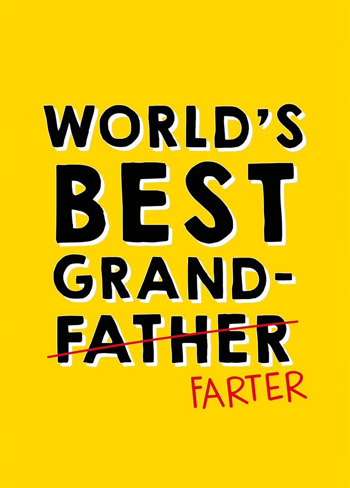 Best Grand Farter Card