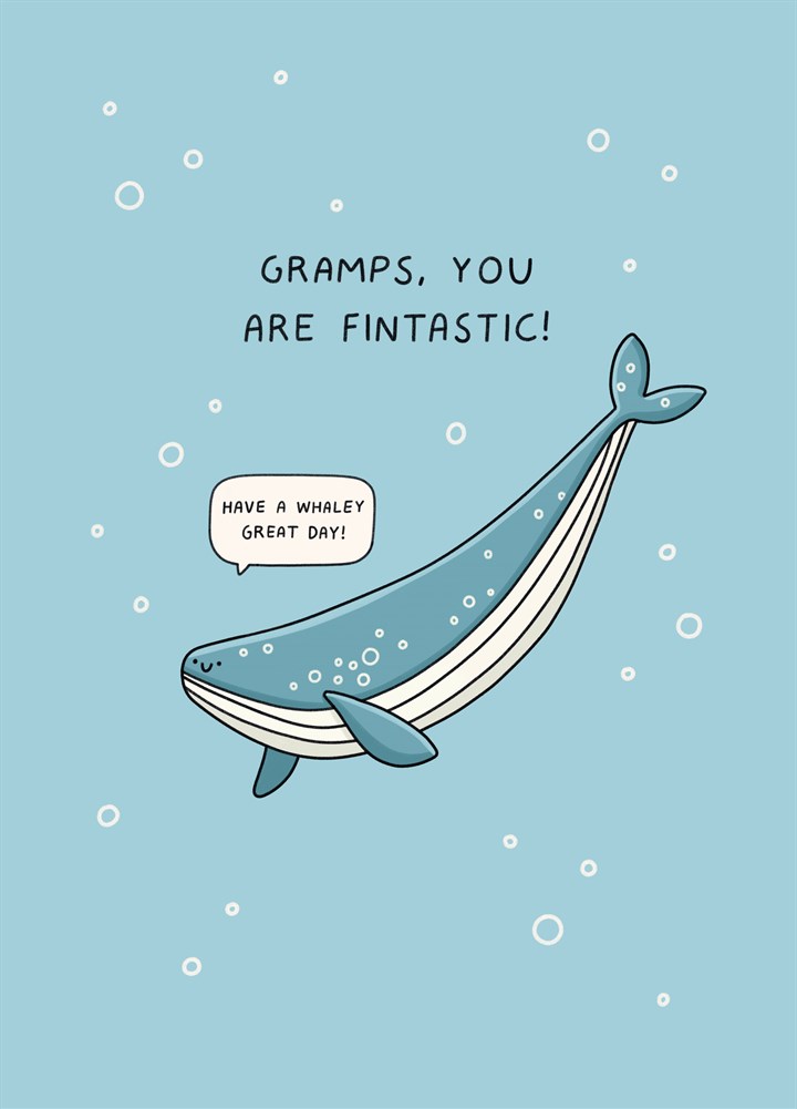 Gramps You Are Fintastic Card