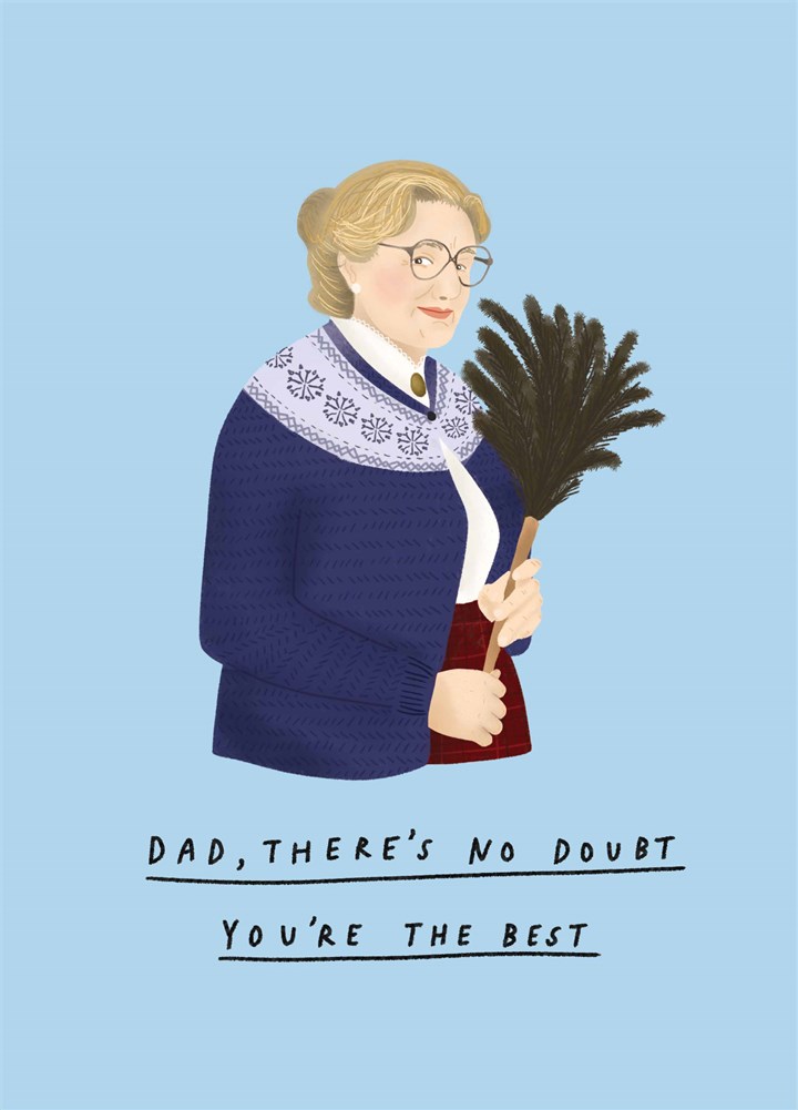 Mrs Doubtfire Father's Day Card