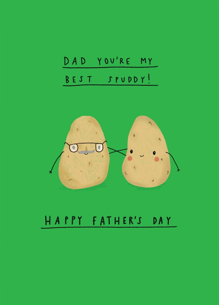 Best Spuddy Father's Day Card