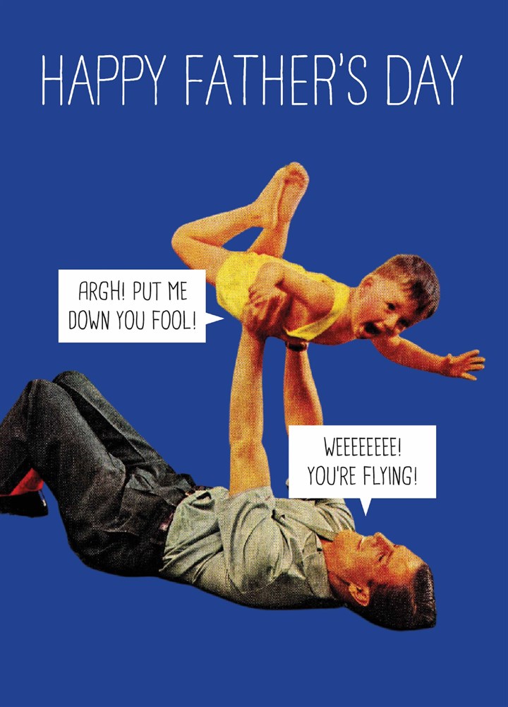 Put Me Down Father's Day Card