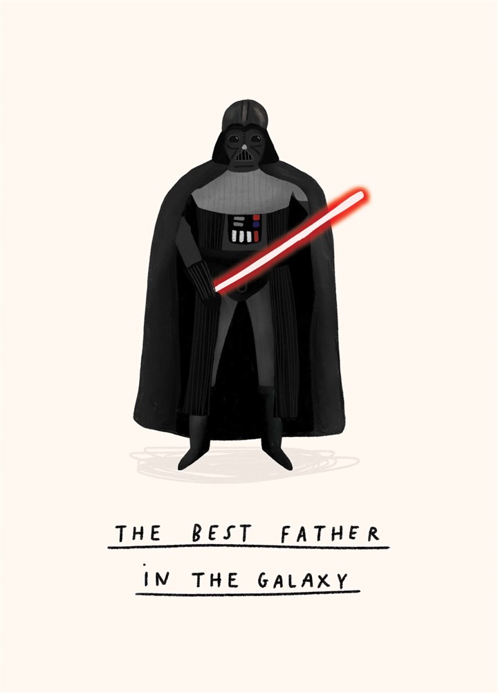 Darth Vader Best Father Card