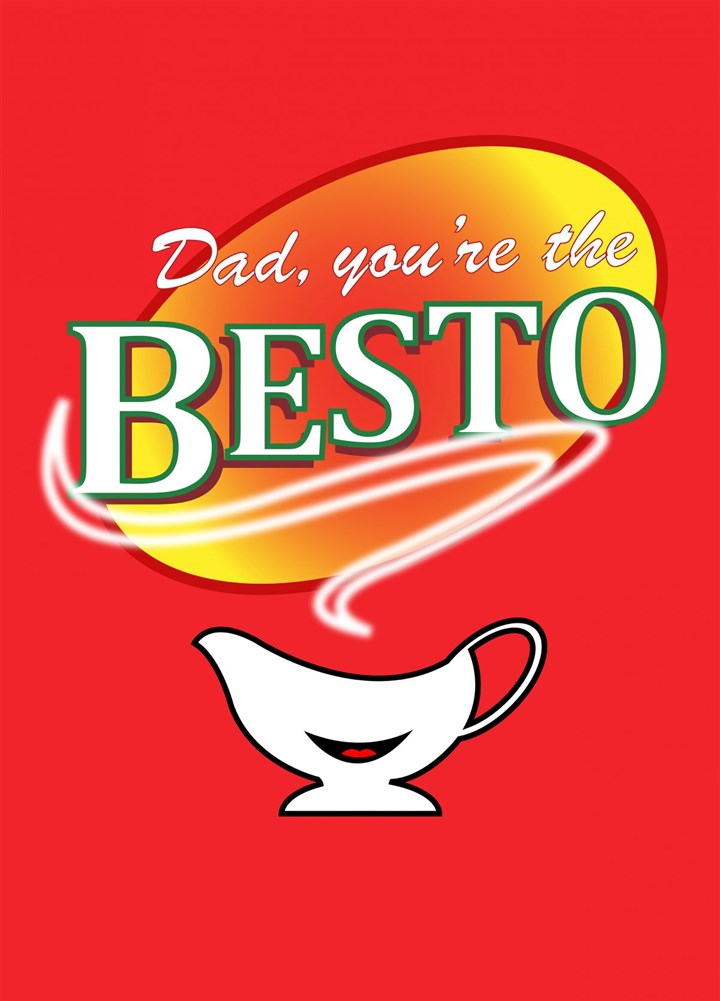 Besto Dad Card