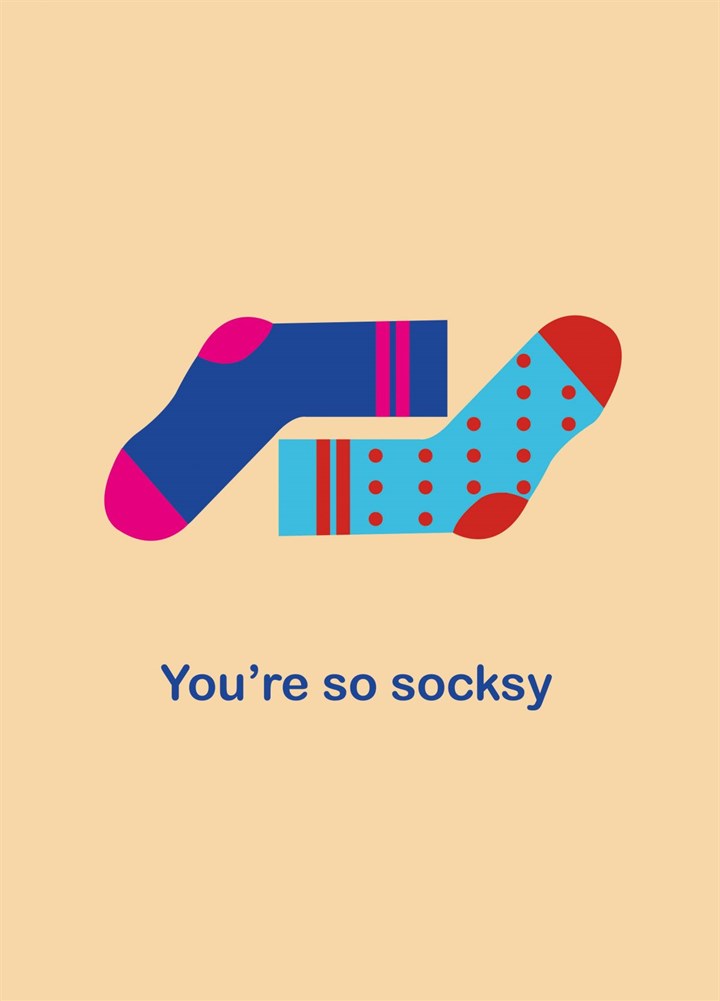 Socksy Card