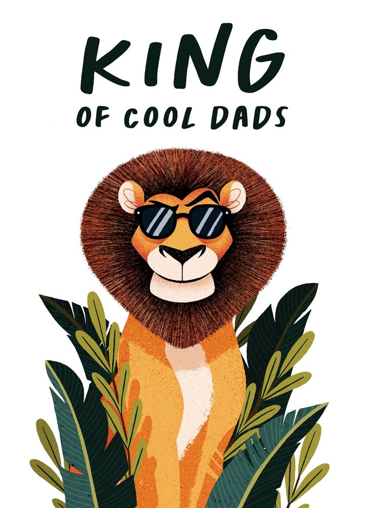 King Of Cool Dads Card