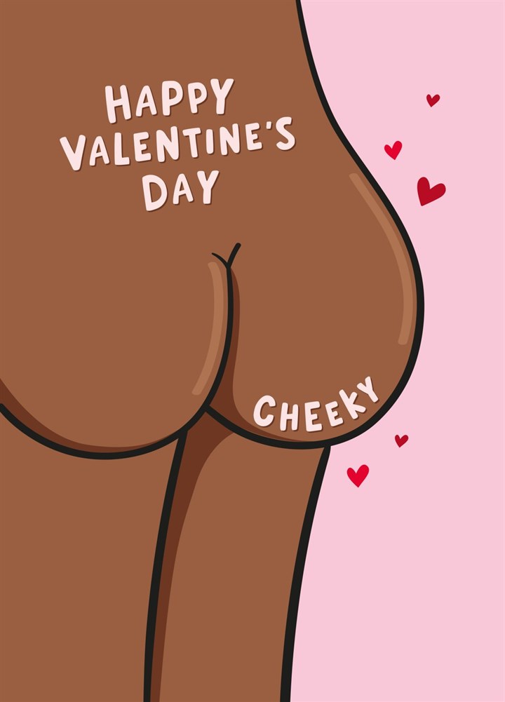 Cheeky Bum Valentine's Card