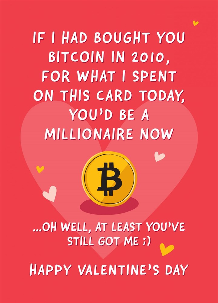 Bitcoin Valentine's Card