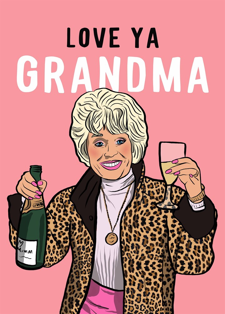 Love Ya Grandma Card