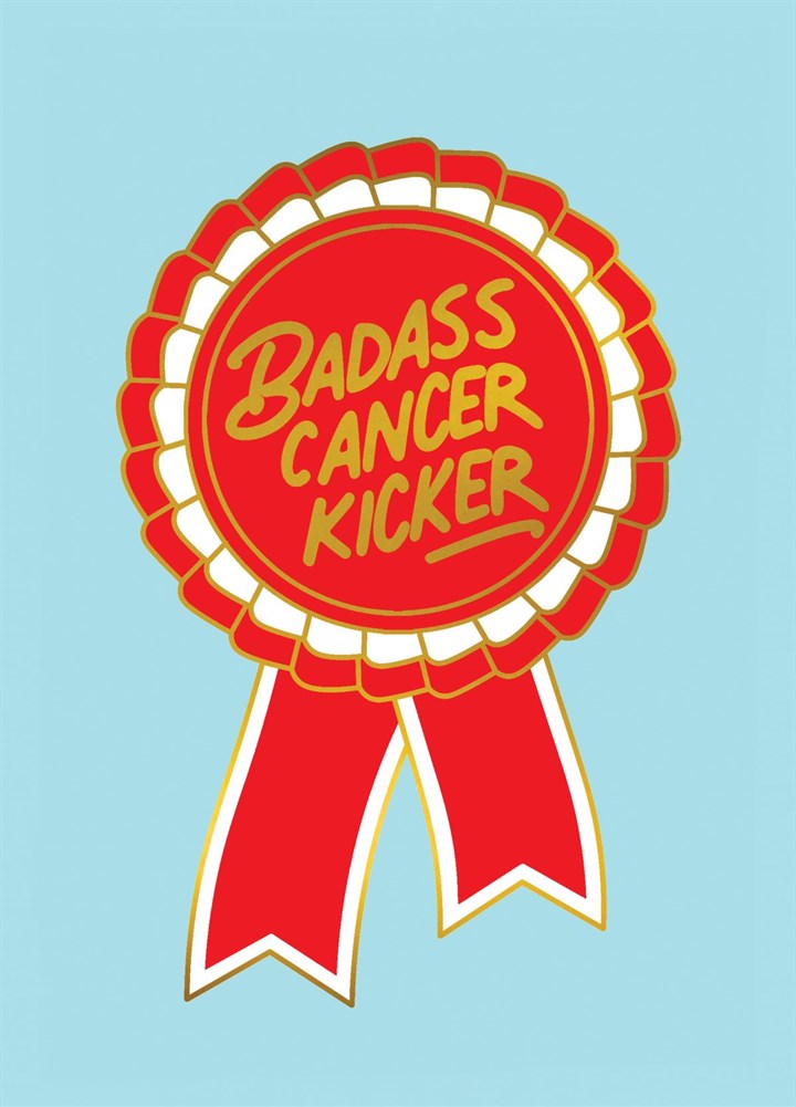 BadAss Cancer Kicker Card