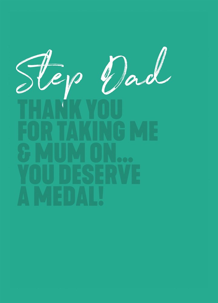 Step Dad Card