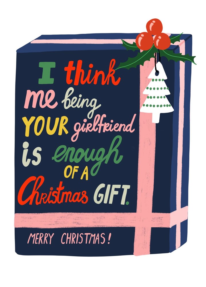 Girlfriend Christmas Gift Card