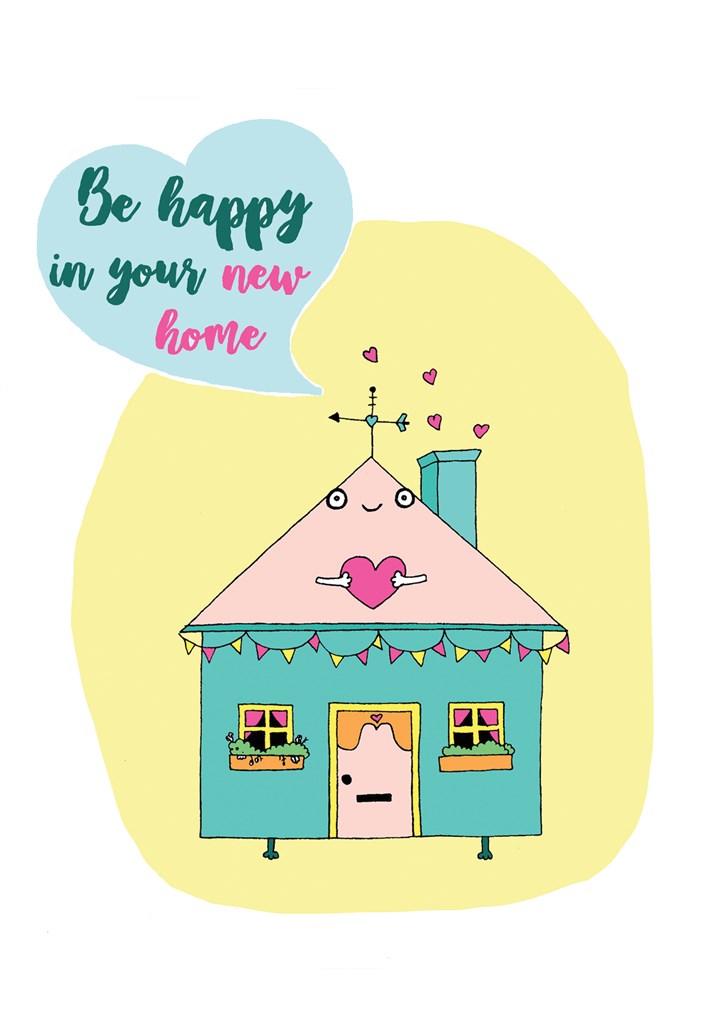 Be Happy In Your New Home Card