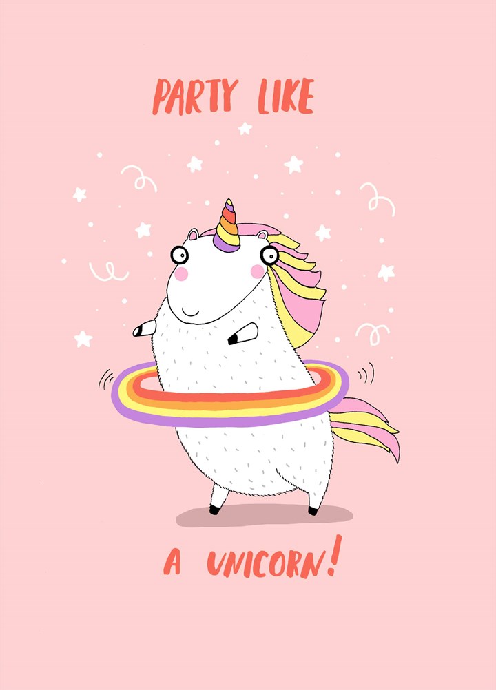 Party Like A Unicorn Card
