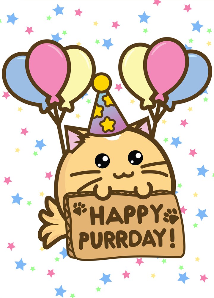 Happy Purr Day Card