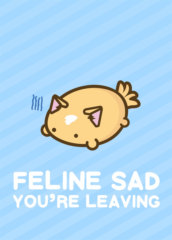 Feline Sad Card