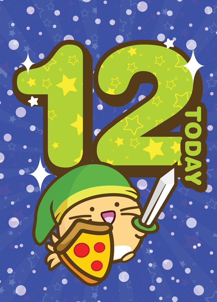 12 Today Birthday - Fuzzballs Card