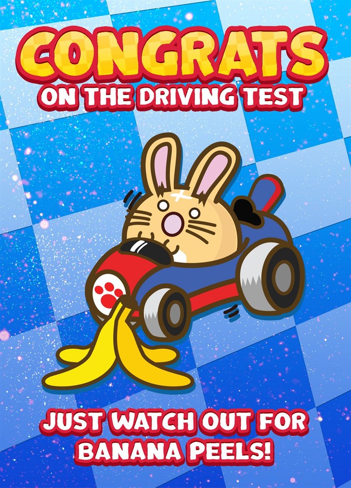 Congrats On Passing Your Driving Test Card
