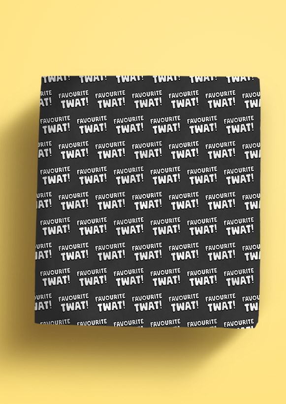 Favourite Twat Gift Wrap