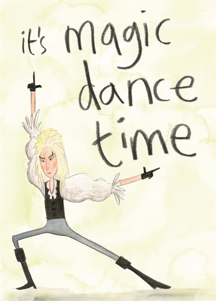 Magic Dance Time Card