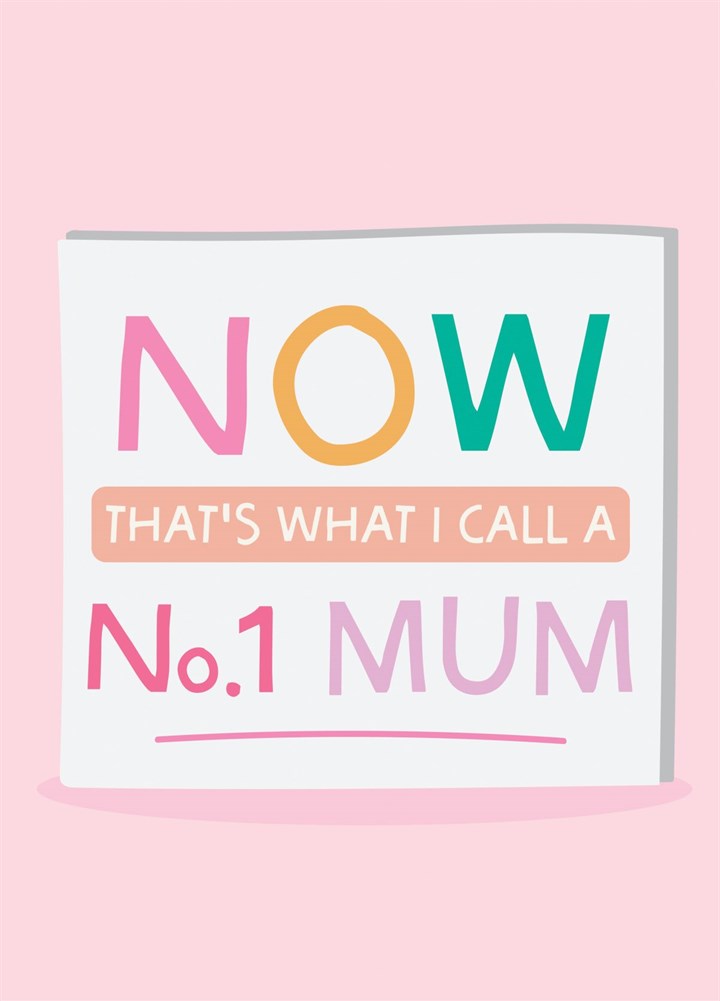 Now That's What I Call A No.1 Mum Card