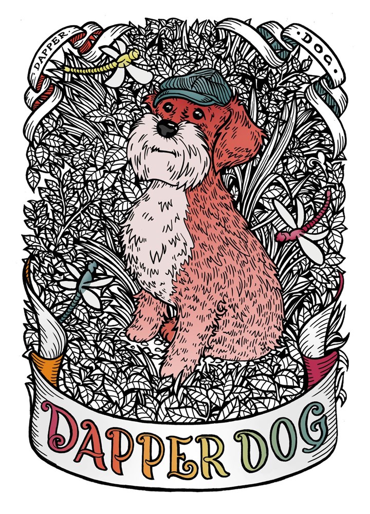 Dapper Dog Card