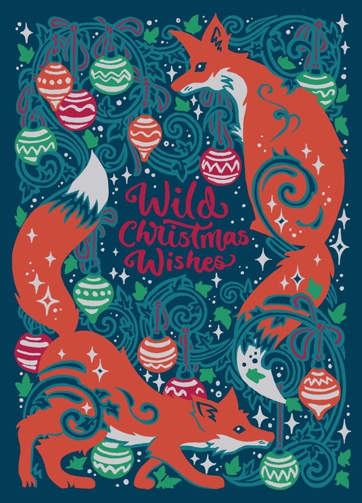 Wild Christmas Wishes Card