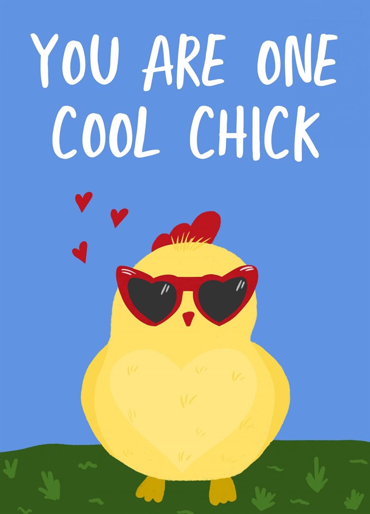 You Are One Cool Chick Card