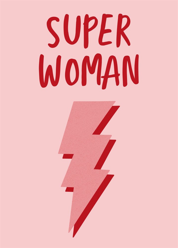 Super Woman Card