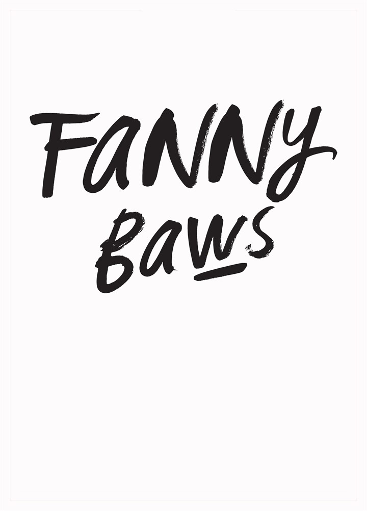 Fanny Baws Card